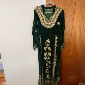 Vintage velvet dress